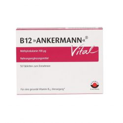 Витамин В12 Ankermann Vital (Метилкобаламин) табл. 100мкг 50шт. в Москве и области фото